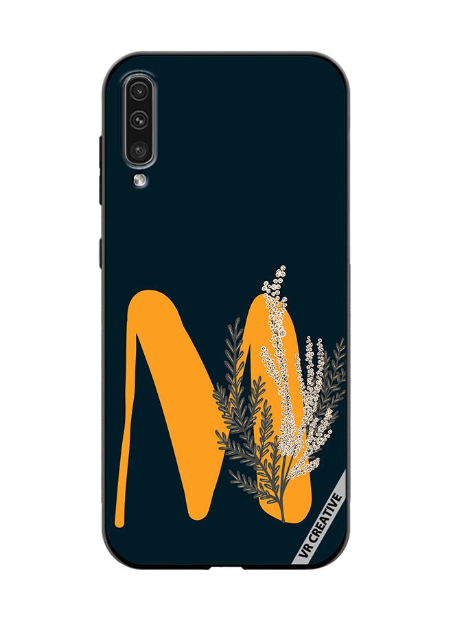 VR CREATIVE Protective Case Cover For Samsung Galaxy A50/A50s Alphabet M(113) Design Multicolour - Image 1