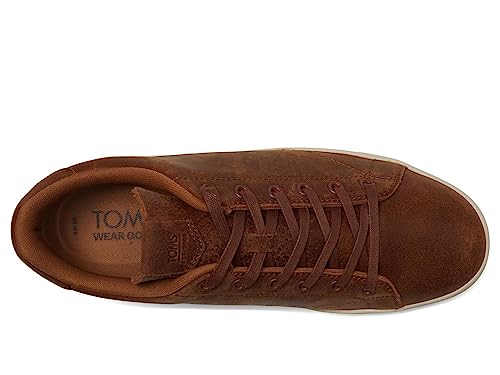 TOMS Men's TRVL LITE 2.0 Low Sneaker, Tan Leather, 8.5 - Image 3