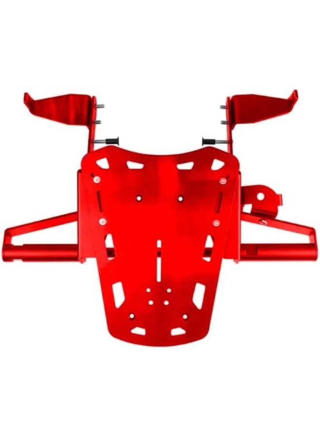 Ebiker Rear Luggage Rack Grab Bar Carrier for Yamaha Raptor 700 Red Color - Image 1