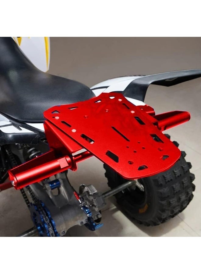 Ebiker Rear Luggage Rack Grab Bar Carrier for Yamaha Raptor 700 Red Color - Image 5