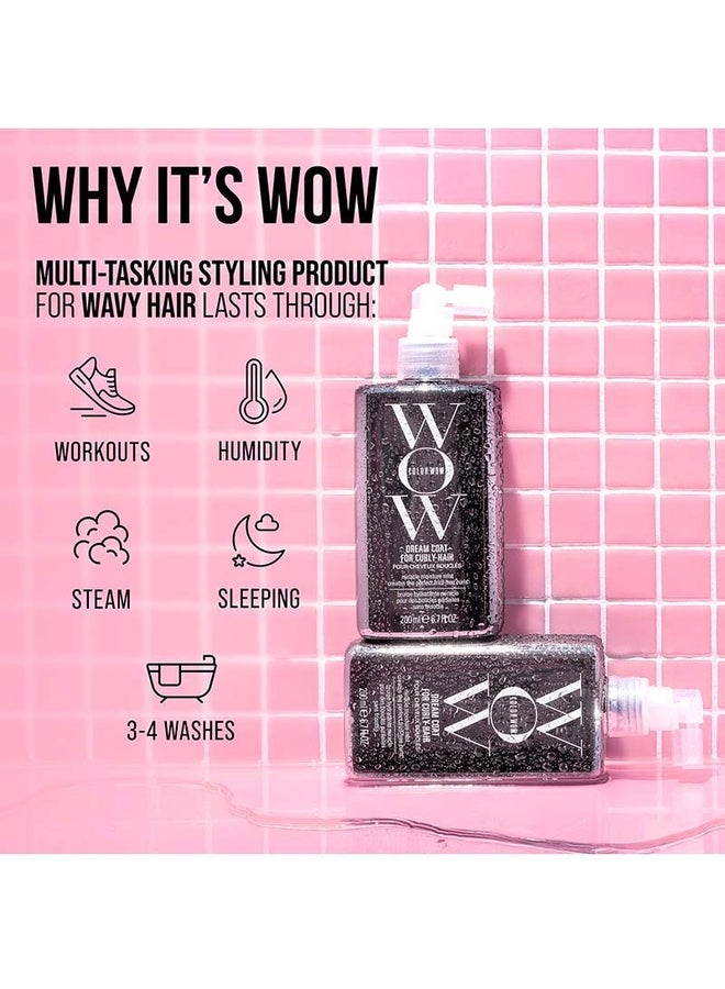 Color Wow Dream Coat for Curly Hair, miracle moisture mist, creates the perfect frizz-free curls, 200ml - Image 3