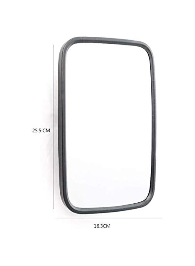 2X Universal Rear View Mirrors 255 X 163 Mm Wing Mirror Set for Tractor Excavator Truck Caravan Agricultural Vehicle Motorhome,Doublelens - Image 5