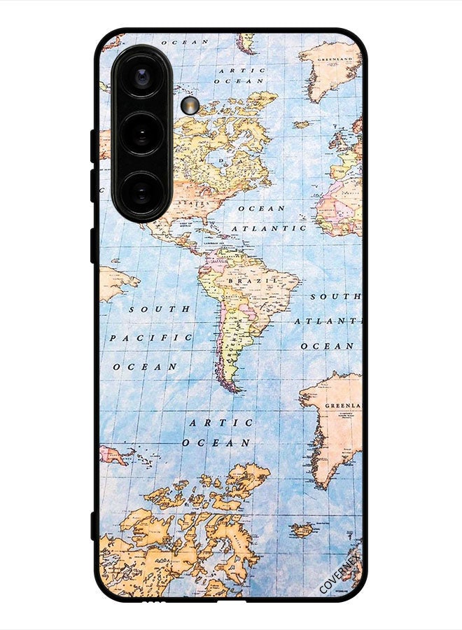 Covernex Protective Case Cover For Samsung Galaxy S24 Plus World Map - Image 1