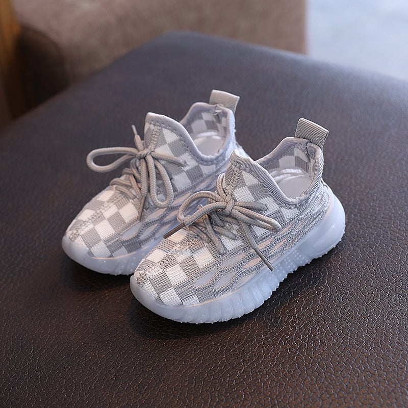 Mesh Sneakers Lightweight Flexible Sole Walking Shoes For Kids Indoor And Outdoor Activities - Image 4