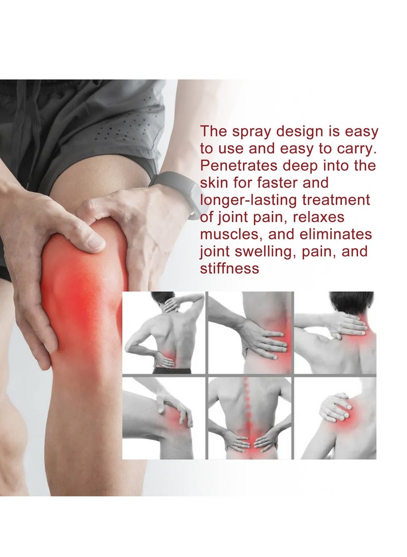 Pure natural joint soothing spray, relieve pain in lumbar spine, neck, shoulders, legs and knees, and activate muscles and bones for massage care 20g