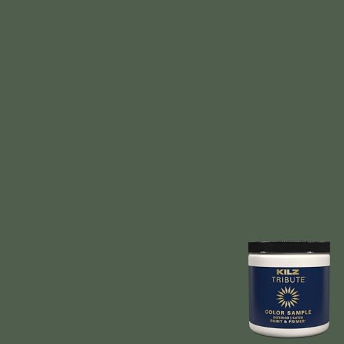 KILZ TRIBUTE Paint & Primer, Interior, Color Sample, American Pine, 8 Ounces - Image 1