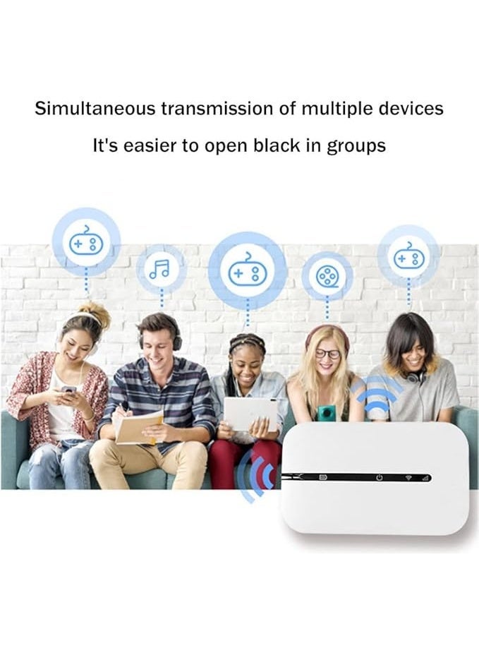 Wireless Router 4G LTE 150Mbps WiFi Portable Modem Wireless Router MIFI Wi-Fi Mobile Hotspot High Speed 4G Mobile WiFi Hotspot Router（M8-E） - Image 5