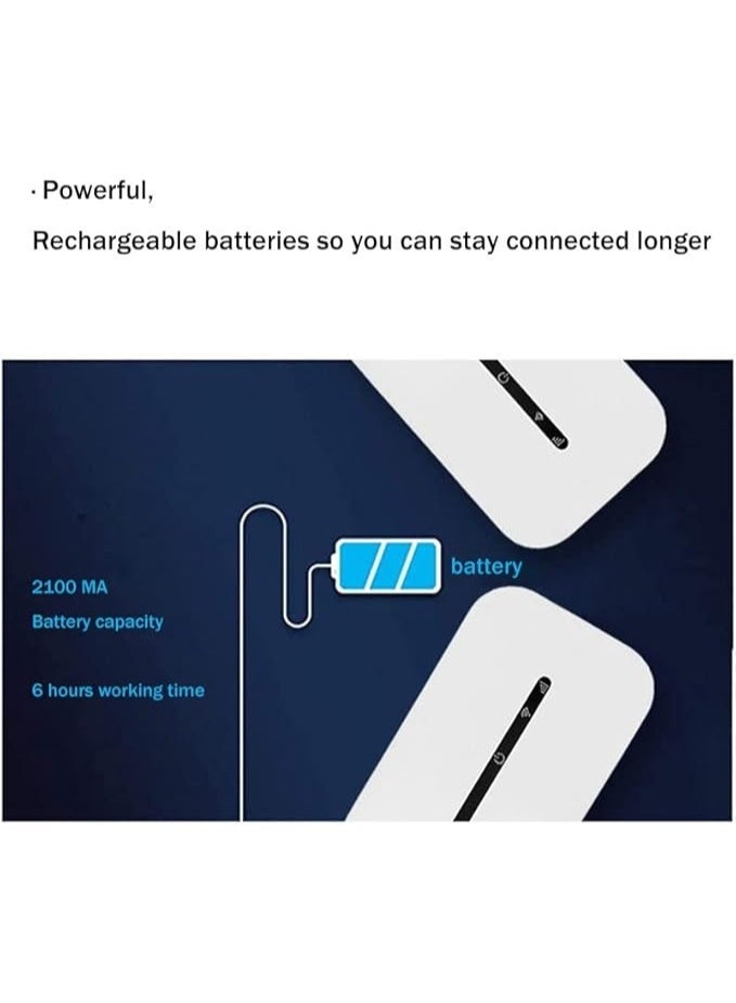 Wireless Router 4G LTE 150Mbps WiFi Portable Modem Wireless Router MIFI Wi-Fi Mobile Hotspot High Speed 4G Mobile WiFi Hotspot Router（M8-E） - Image 2