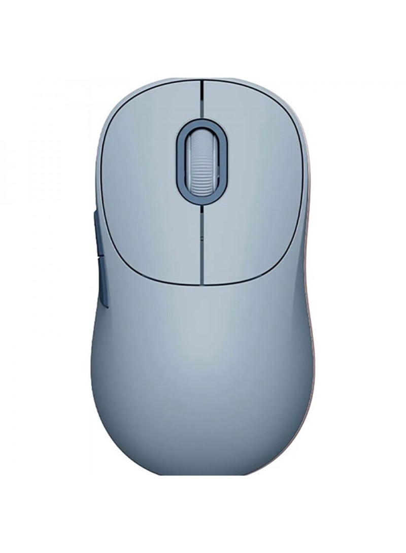 Xiaomi Mi Mouse 3 Blue Wireless Bluetooth 2.4GHz Dual Mode Silent Click Lightweight Portable Mouse for Laptop PC - Image 1