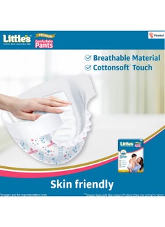 Little's Baby Diapers Xl Size (Extra Large) Pants Style | 12-17 Kg | 54 Count - Pack Of 1 | Super Jumbo Baby Diaper With Leakage Guard, Wetness Indicator & 12 Hours Absorption  - Image 3