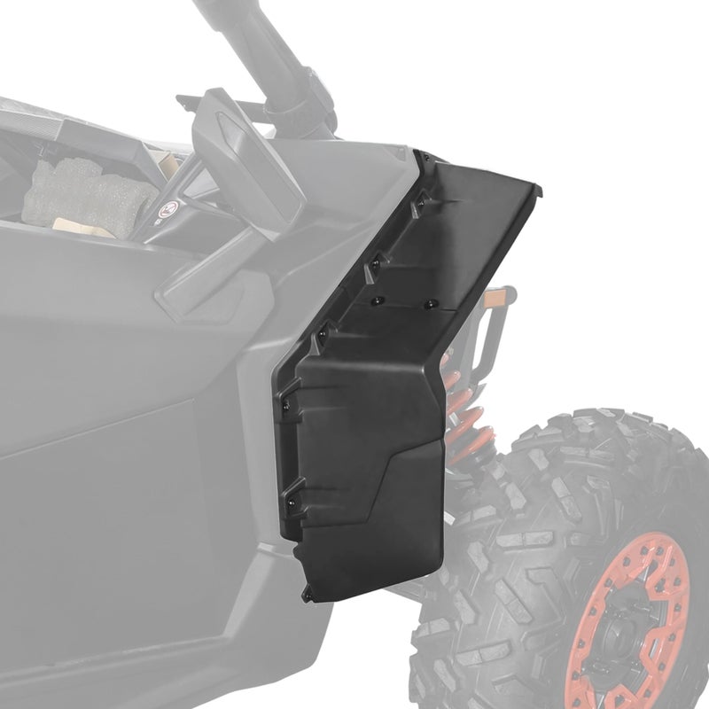 SAUTVS Wider Extended Fender Flares Kit for CanAm X3 XXL Combined Type Front Mud Flaps Mud Guards Extension for Can Am Maverick X3 MAX 20172025 All Models Accessories 2PCS
