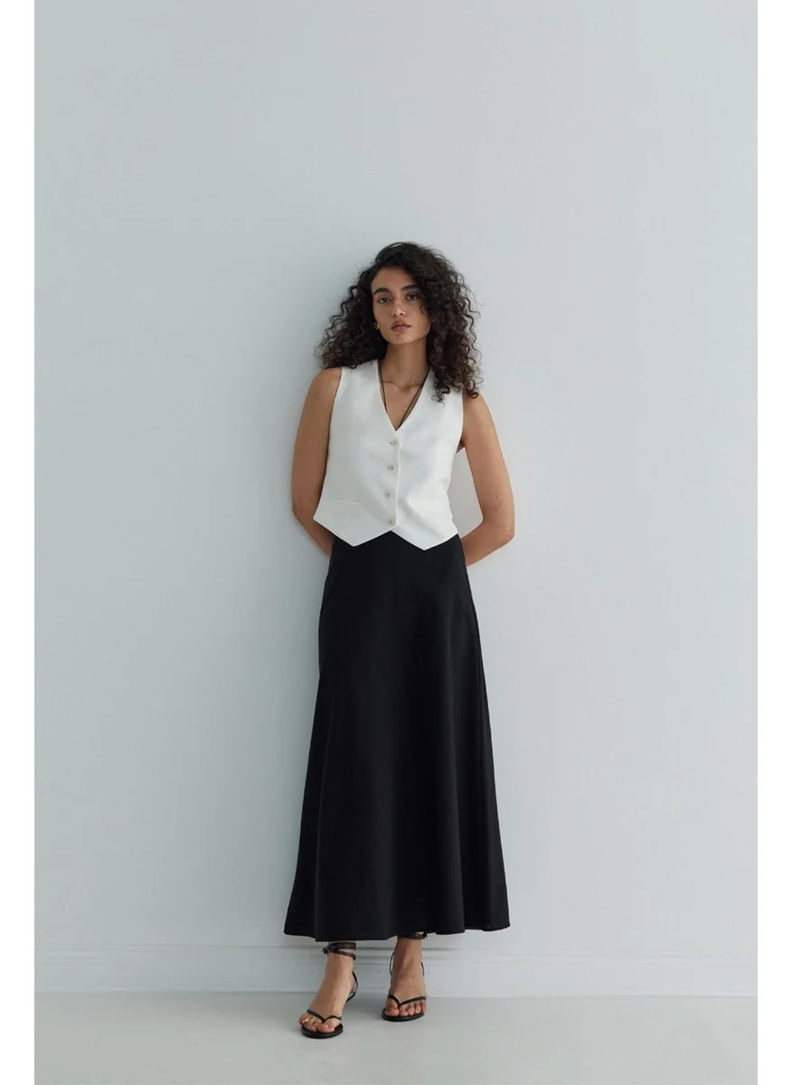 سود كوليكشن Black Serena Flared Skirt