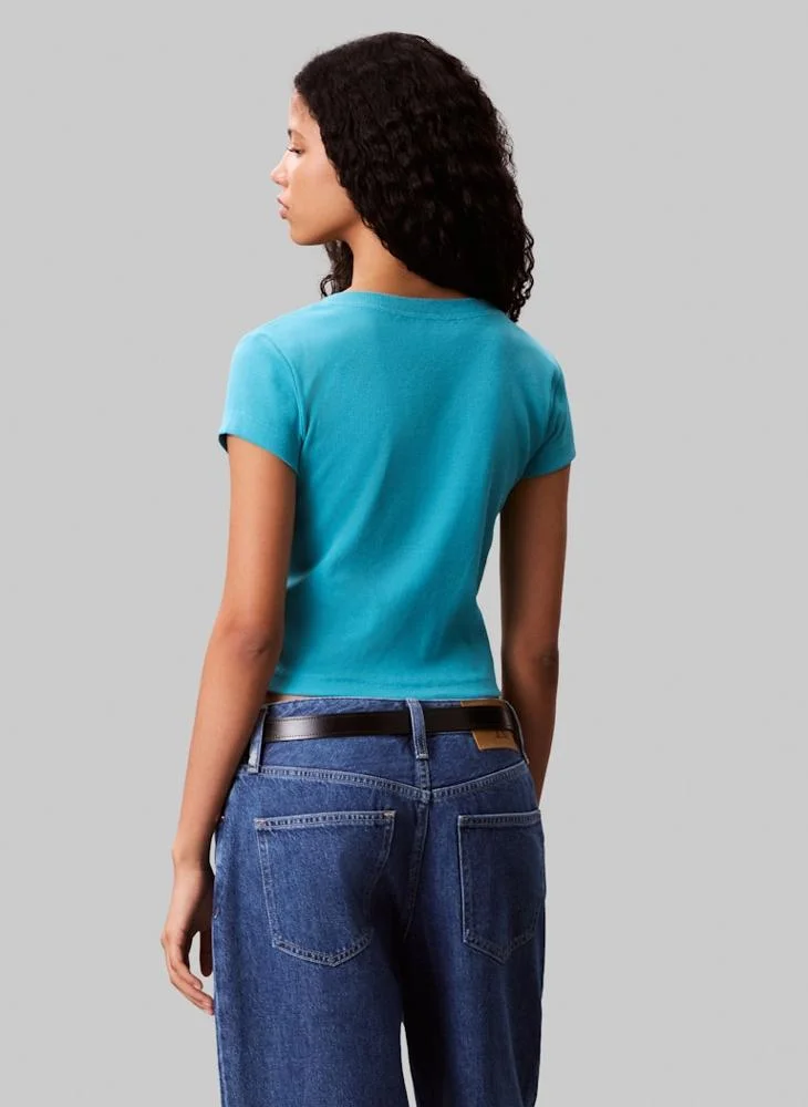 كالفن كلاين جينز Logo V Neck T-shirt