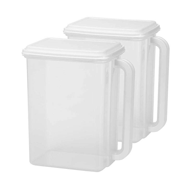 Buddeez 25302WONL Store n Pour Storage Dispenser 46 CupWhiteClear 2 Count