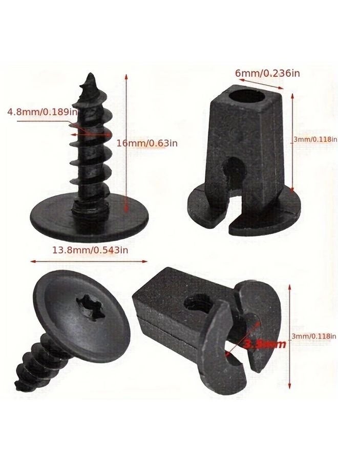 10 Pairs Car Mudguard Screw Base Clips For Passat Bora Tiguan Polo Tire Cover - Image 3