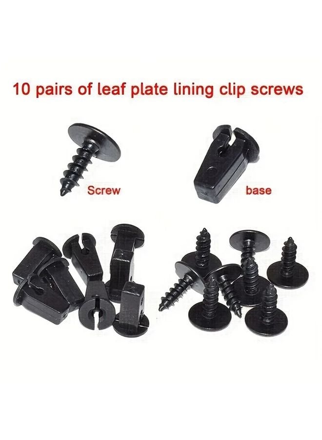 10 Pairs Car Mudguard Screw Base Clips For Passat Bora Tiguan Polo Tire Cover - Image 5