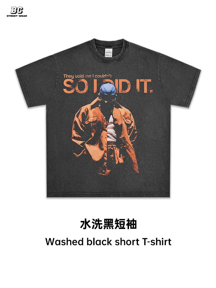 Kung Fu Kenny Kendrick Retro Vintage T-Shirt with Print, Trendy Brand, Unisex Short-Sleeve Wholesale - Image 5