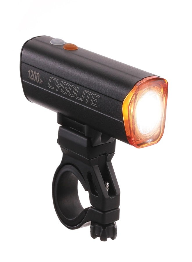 Cygolite Velocity Endurance 1,200 Lumen Bicycle Light- Anodized Aluminum Alloy- High Run Time-9 Modes- Fine Tunable Brightness-Compact IP67 Waterproof- Hard Mount- USB-C Charge-Road, Mountain, Commute - Image 1