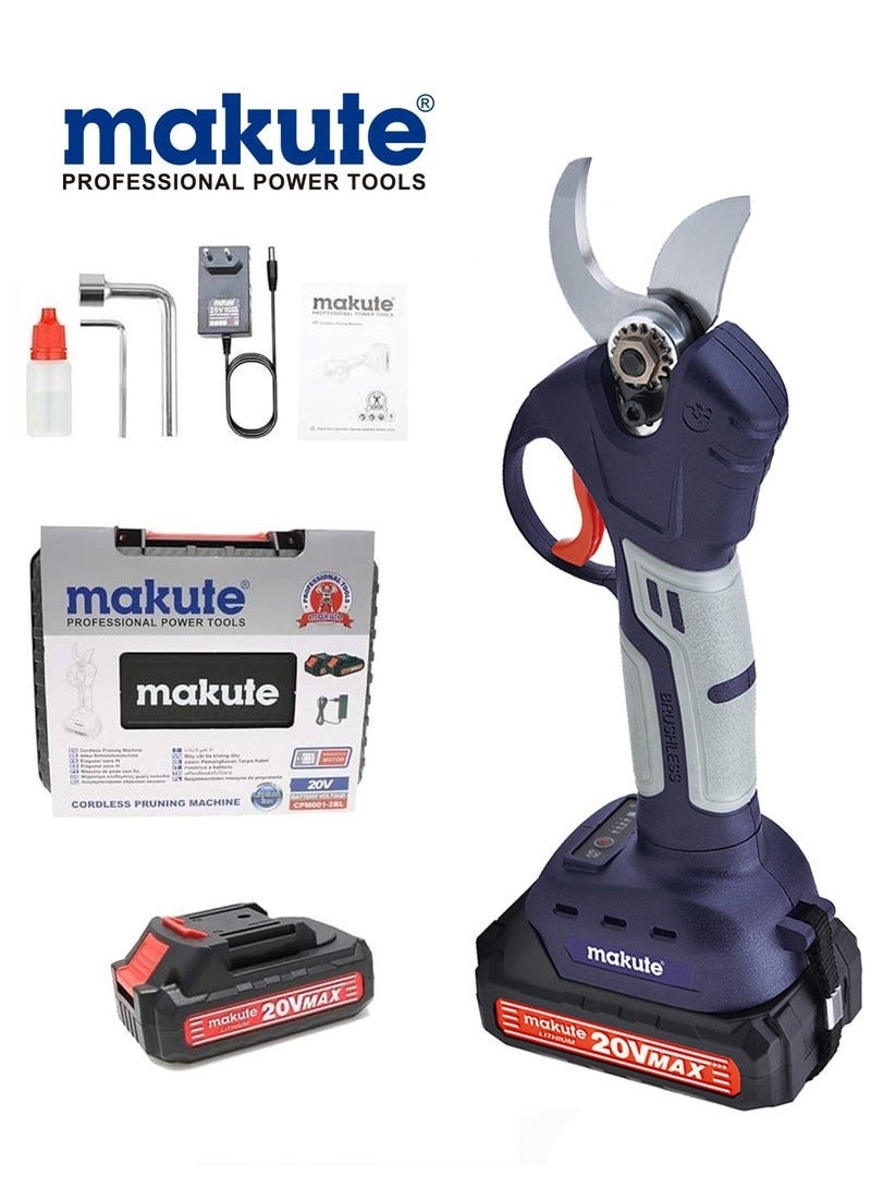 makute Wood Chipper,20V , 32MM , 2 batteries  - Image 3