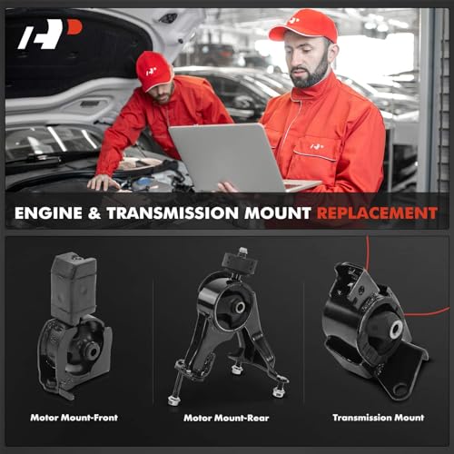 A-Premium 3PCS Engine Motor Mount and Transmission Mount Kit Compatible with Toyota Celica 2000 2001 2002 2003 2004 2005, 1.8L - Image 2