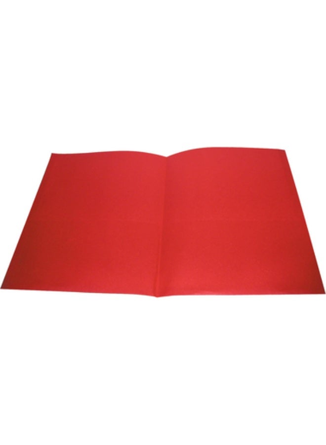 Report Cover Letter Paper Red