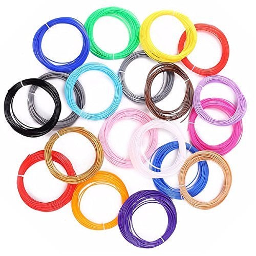 WOL 3D WOL3D PLA 3D Pen Filament Pack – 20 Colors (5M Each, Total 100M), 1.75mm, Multicolor – 20-in-1 3D Pen Refill Set for 3D Pens & Printers, Non-Toxic & Eco-Friendly - Image 2