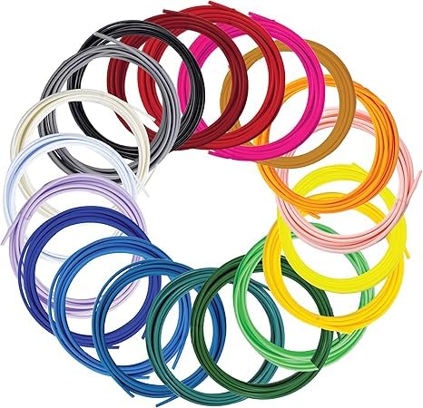 WOL 3D WOL3D PLA 3D Pen Filament Pack – 20 Colors (5M Each, Total 100M), 1.75mm, Multicolor – 20-in-1 3D Pen Refill Set for 3D Pens & Printers, Non-Toxic & Eco-Friendly - Image 1