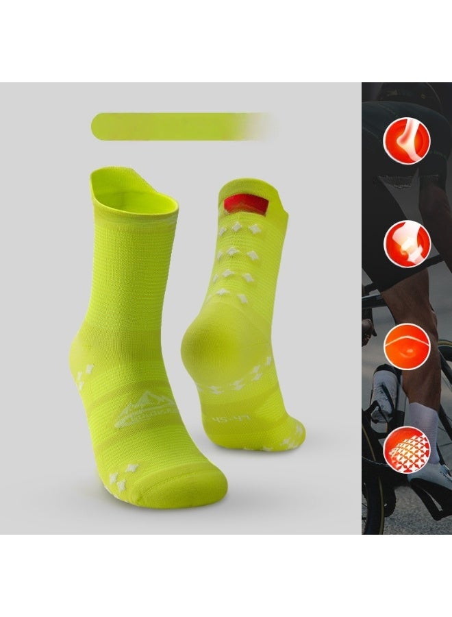 KUYING Fashion Anti Slip Breathable Sports Socks Three Piece Set