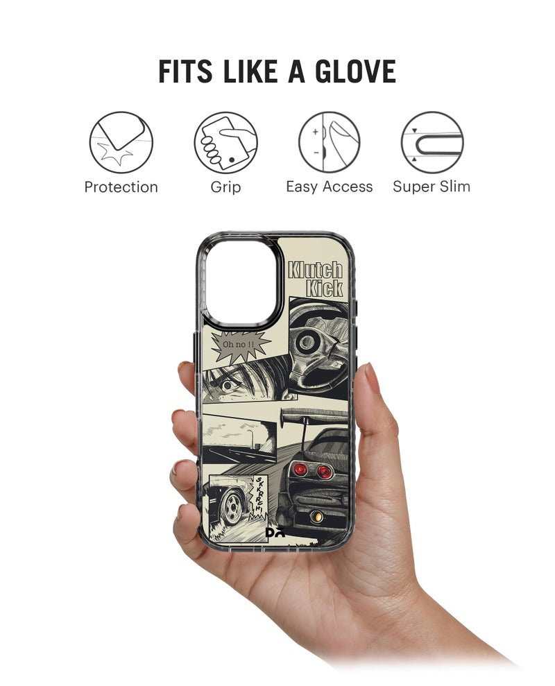 DailyObjects Case for iPhone 16 Compatible with Mag-Safe Wireless Charging, Stride 2.0 K3 The Drift Saga Slim Shockproof Back Cover with Inner Magnetic Ring - Image 3