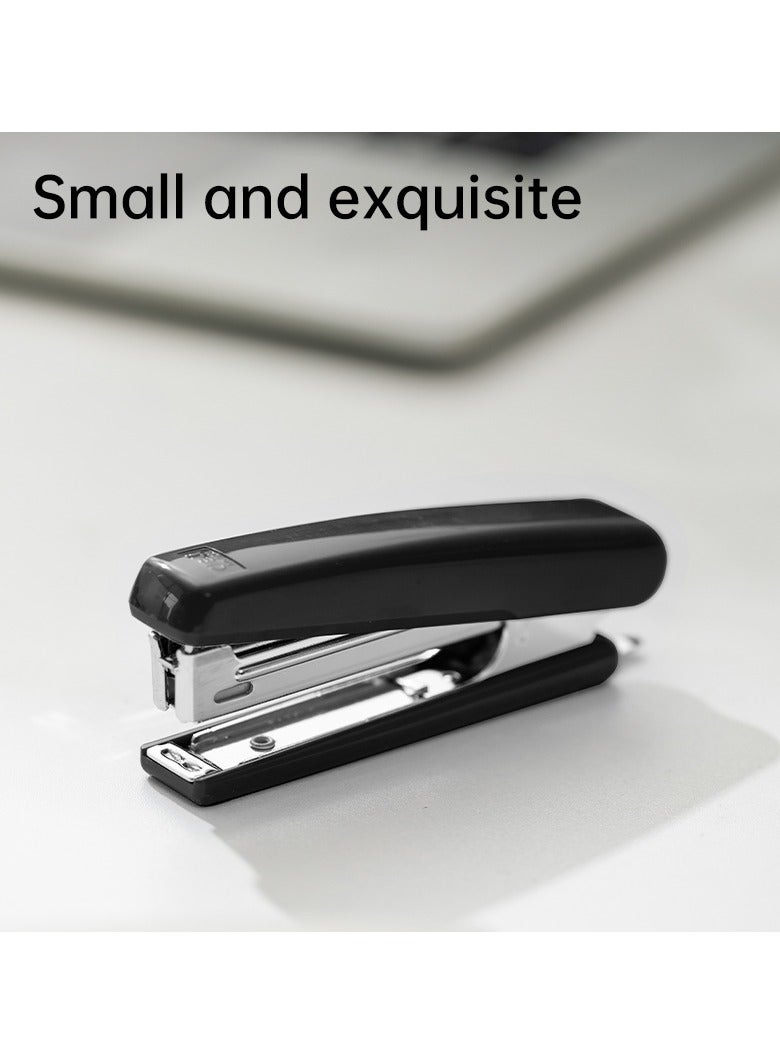 Deli E0221 Stapler - 15 Sheets, 10, White/Blue/Black - Image 2