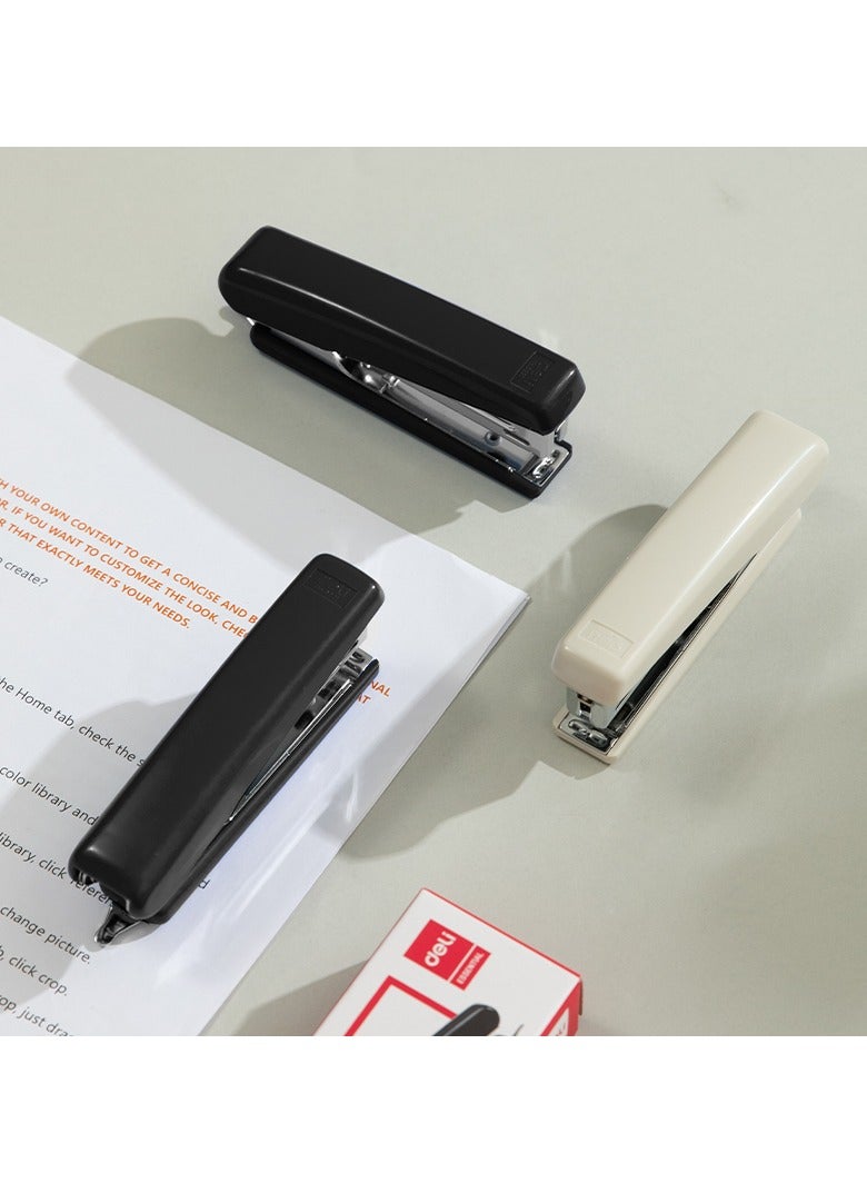 Deli E0221 Stapler - 15 Sheets, 10, White/Blue/Black - Image 5