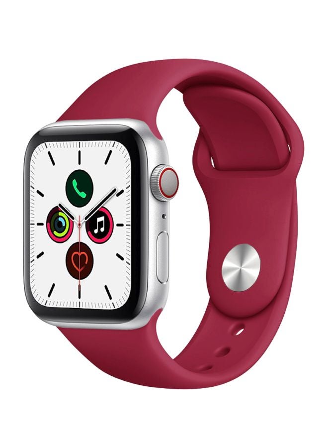 Perfii Replacement Band For Apple Watch Series 5/4/3/2/1 40/38mm Pomegranate - Image 2