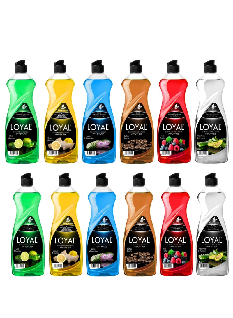 لويال سائل جلي 700 مل 12علبة في الكرتونة - Image 1