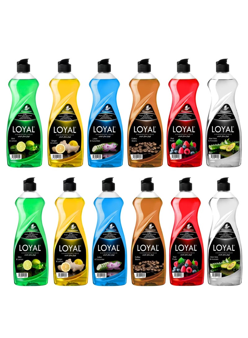 لويال سائل جلي 700 مل 12علبة في الكرتونة - Image 2