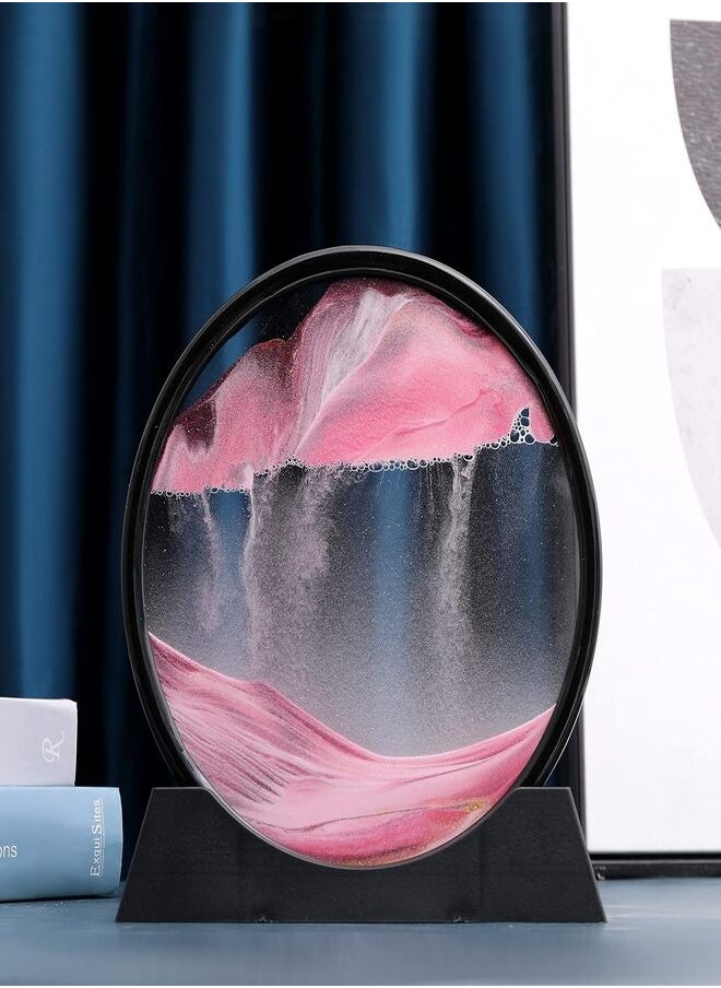 Generic 3D artwork by Animated Sands in the Depths of Salary, for practical home and office decor - Pink  - Image 2