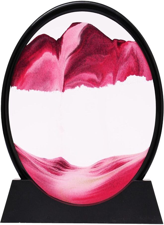 Generic 3D artwork by Animated Sands in the Depths of Salary, for practical home and office decor - Pink  - Image 1
