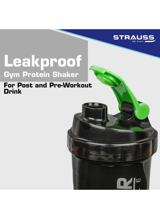 STRAUSS Strauss Spider Shaker Bottle 500 ml, (Green)  - Image 2