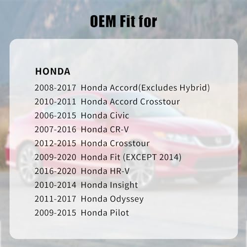 Anleecap Gas Cap, Fuel Cap For Honda 2008-2017 Accord, 2009-2015 Pilot, 2011-2017 Odyssey, 2010-2014Insight, 2016-2020 HR-V, 2007-2016 CR-V, 2012-2015Crosstour Civic Accord Crosstour 17670T3WA01, 17670-T3W-A01 - Image 2