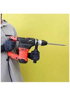 GEEPAS Geepas 32 MM SDS Rotary Hammer- GRH3215| 1500W, Impact Energy 6 J| Perfect For Home And Business| No Load Speed 0-920 RPM, Ergonomic Design| Ideal For Concrete| Black And Red  - Image 5