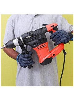 GEEPAS Geepas 32 MM SDS Rotary Hammer- GRH3215| 1500W, Impact Energy 6 J| Perfect For Home And Business| No Load Speed 0-920 RPM, Ergonomic Design| Ideal For Concrete| Black And Red  - Image 4