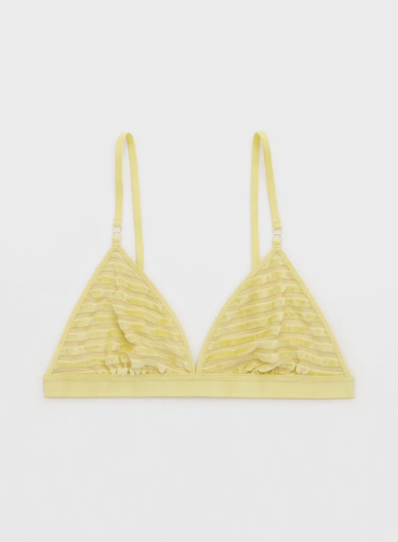 Aerie Triangular Stripe Bralette