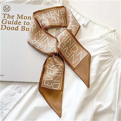 QTMY 5 Pack Purse Scarf for Bags Silk Head Scarf for Hair Handbag Women Scarfs Band Hair Neck Scarves Fashion Gifts,01 - Image 4