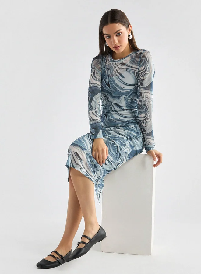 Splash FAV Marble Print Dress