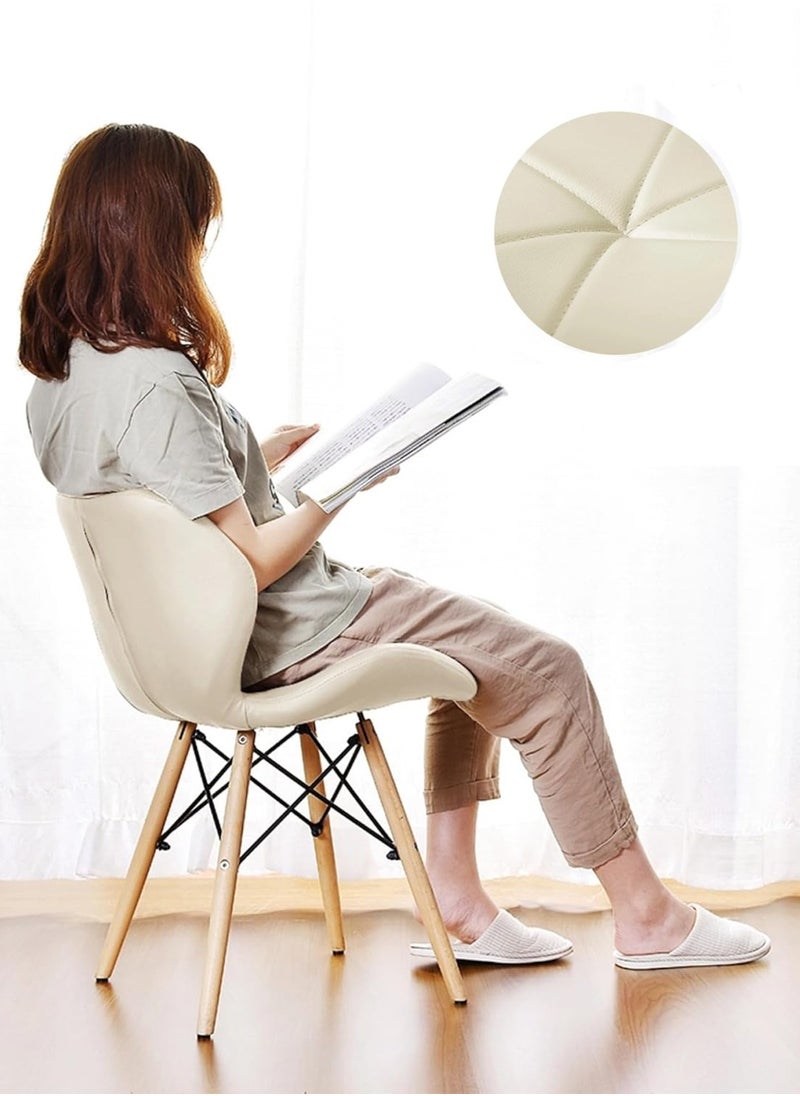 Taimi - Chair Side for Cafe Office Hotel Home Dining Room Bed Room Chair Accent Chair Modern Designer Beige - Image 1