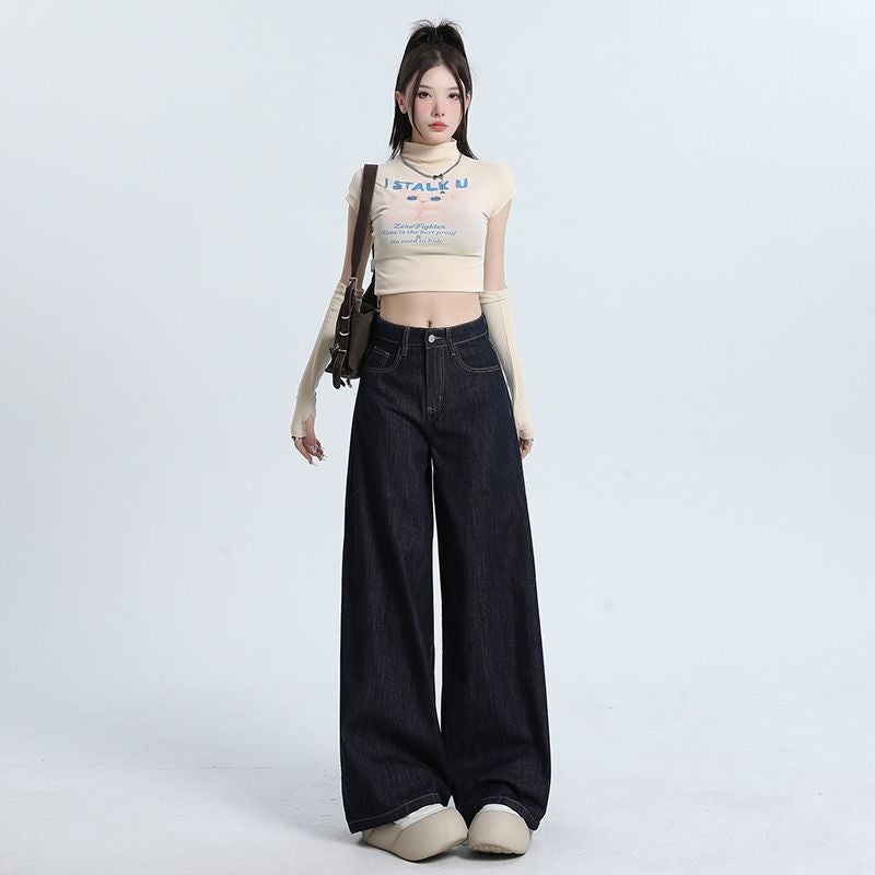 Unisex Classic Denim Jeans Loose Fit Daily Outdoor Wear - Image 4