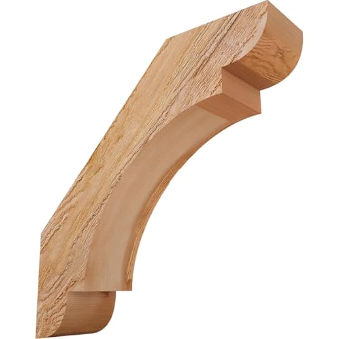 BRC04X16X16OLY00RWR OLYMPIC BRACE, 16"D X 16"H, 4"W WESTERN RED CEDAR (ROUGH SAWN) - Image 1