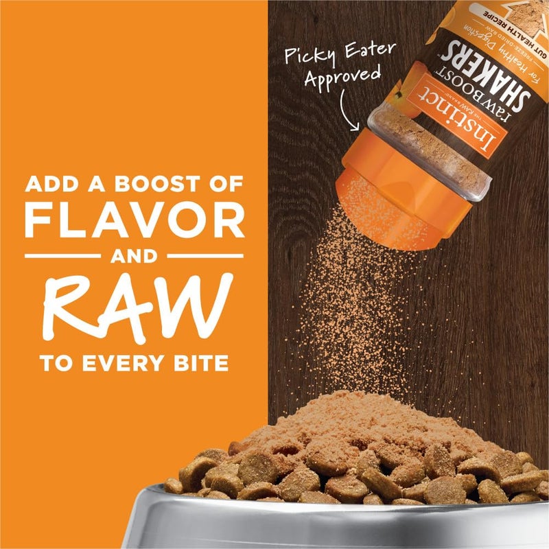 Instinct Raw Boost Shakers, Freeze-Dried Powder, Dog Food Topper, Chicken - Gut Health, 5.5 oz. Bottle - Image 3
