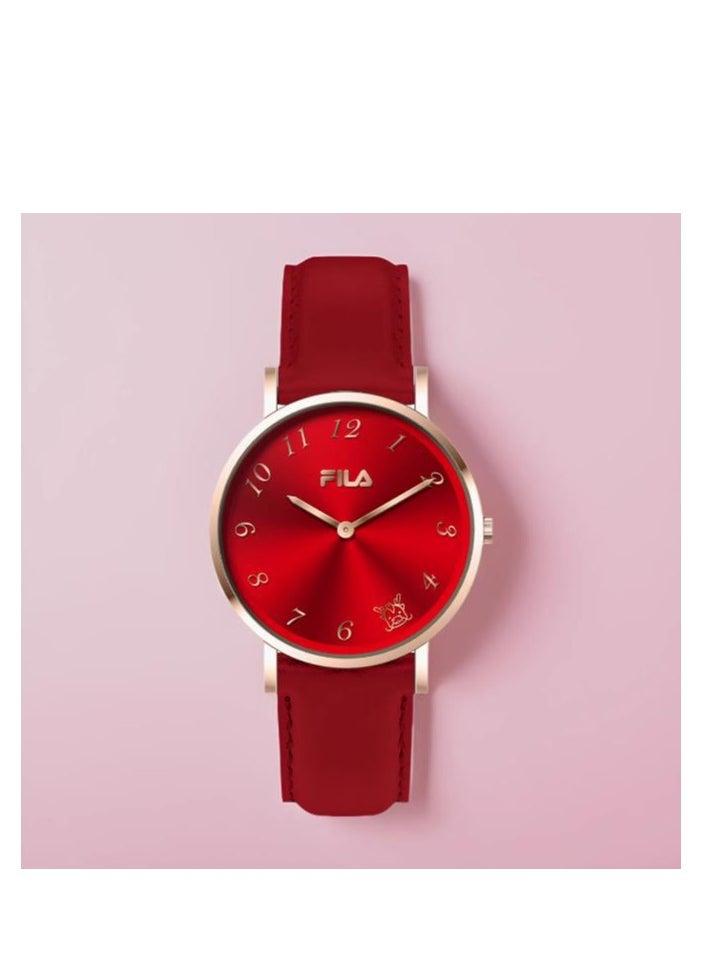 FILA Classic Series Women's Small Round Watch as a Gift for Female Friends  - Image 2