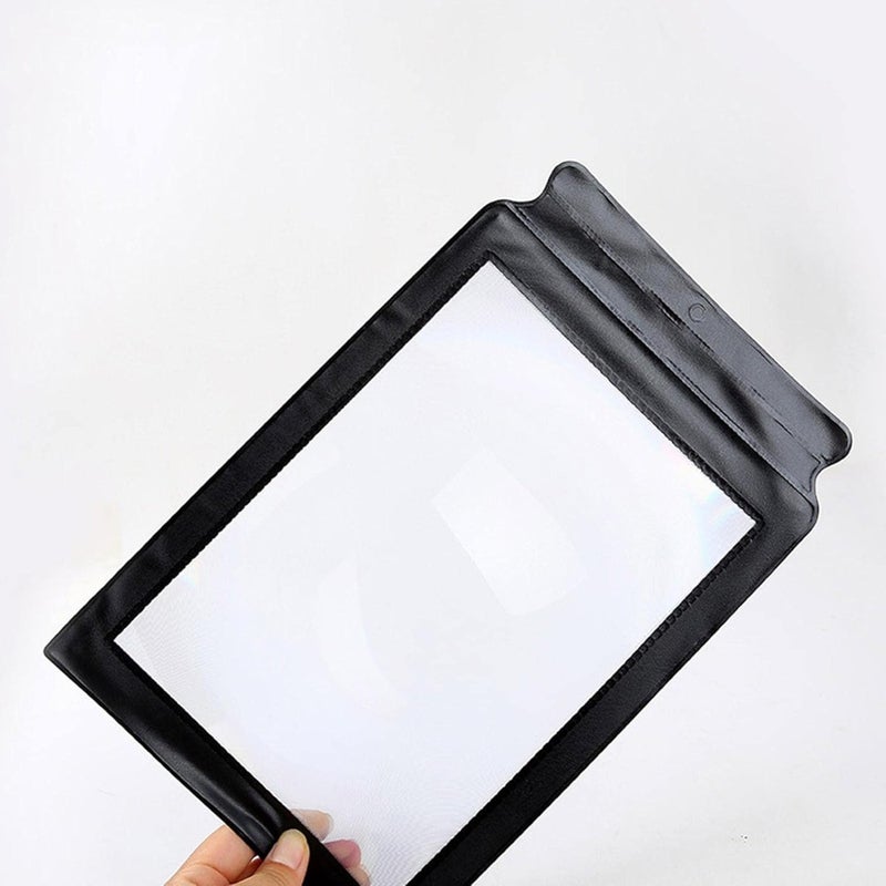 woobles A4 Magnifier Full Page Reading Magnifier 3X Magnifying Power Large Sheet Magnifying Glass Reading Aid for Books Menus Newspapers Improve Elderly Poor Eyesight for The Elderly Gift (Black) Black - Image 4