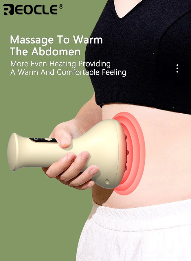 REOCLE Rechargeable 9-Speed Scraping Massage Tool Intelligent Suction Cup Vacuum Massager Long Battery Life Home Use Suitable for Neck Shoulder and Back Massage Tools - Image 5